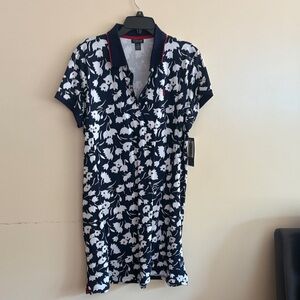 U.S. Polo Assn. Navy and Red Polo Shirt